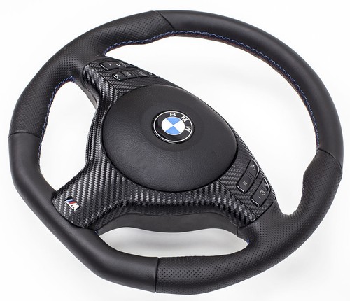 Volant cuir aplanit - volant, en