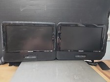 2 Philips Portable Dvd Players Pd9016p - NO POWER CABLE - Not TESTED 