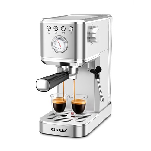 Slim espresso machine with - machine,