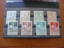 BELGIQUE TIMBRES POSTE COB N° 84 / 91 NEUFS* AVEC CHARNIERE
