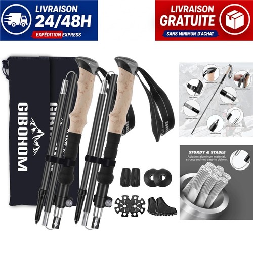 Gibohom bâtons randonnée - bâtons,