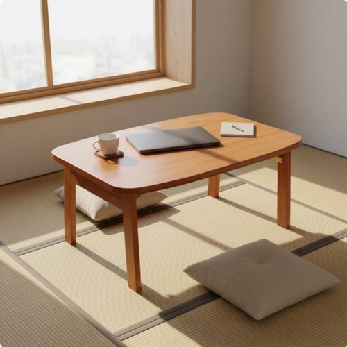 Table tatami bois design - table,