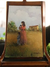 Peinture ancienne paysage