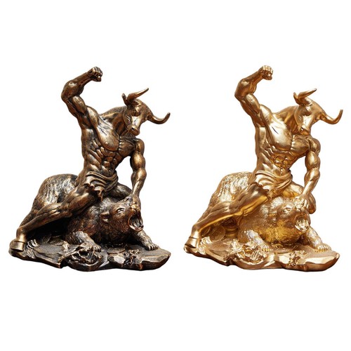 Statue combat ours - statue, d'ours