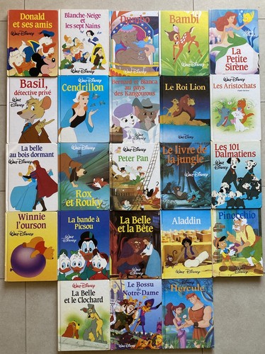 Lot livres walt disney - walt,