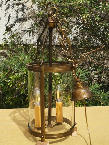 Antique bronze lantern - antique,
