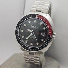 Bulova Oceanographer 666 FEET 98B320 Automatic Black Dial Mens Watch Devil Diver