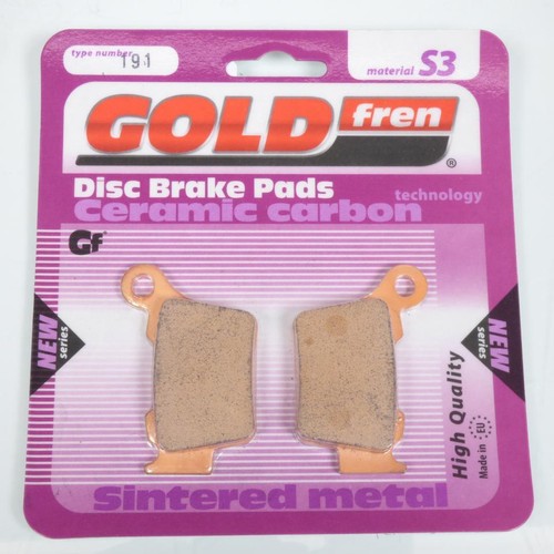 Plaquette frein gold - de,