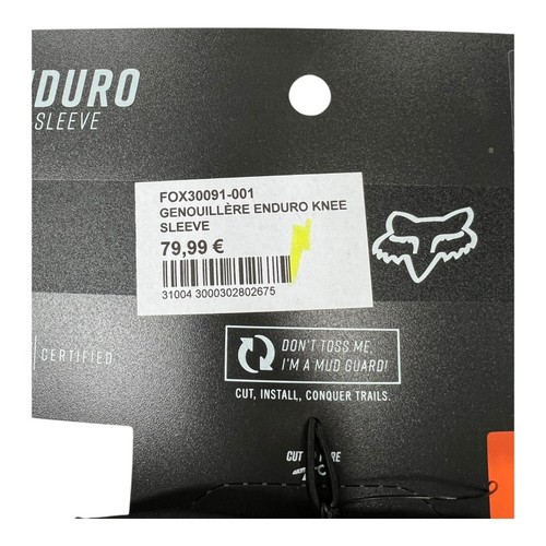 Fox enduro knee - enduro, noir