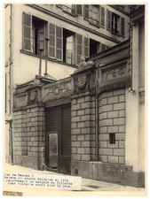 Albert Gilles, Paris, Rue de Beaune, apartment where Voltaire died in 1778 Coll