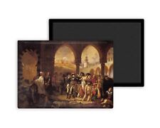 Bonaparte visitant les pestiférés Jaffa-Jean Gros Antoine-Magnet Frigo 54x78mm
