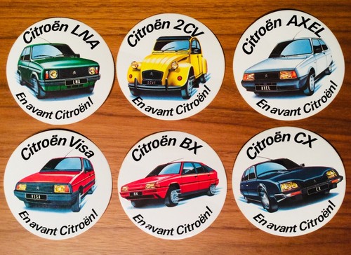 Lot autocollants citroën cx - autocollants,