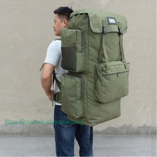 130L High-capacity Tactical Backpack Outdoor Hiking Bag Camping Oxford Cloth