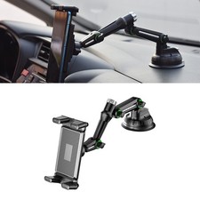 Support Tablette Voiture Portable avec Longue Ventouse Design pour Conducteurs