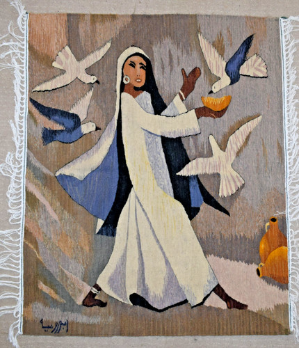 Tapisserie murale tissée - , à