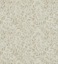 SANDERSON CURTAIN  FABRIC DESIGN  "Osier" 3.9 METRES PARCHMENT/STONE LINEN BLEND