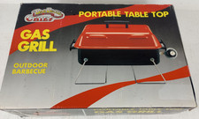 Vintage 1980s Barbecue Chef Table Top Gas Out Door Grill (New in Box)