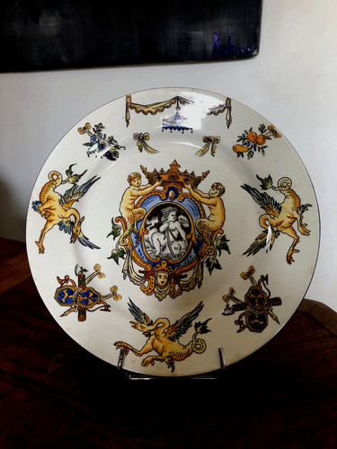 Assiette décorative en - assiette,