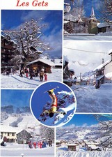 Les Gets - Portes du soleil - multivview map - winter snow ski