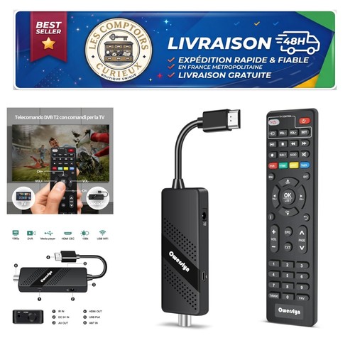 Décodeur tnt full dvb - décodeur,