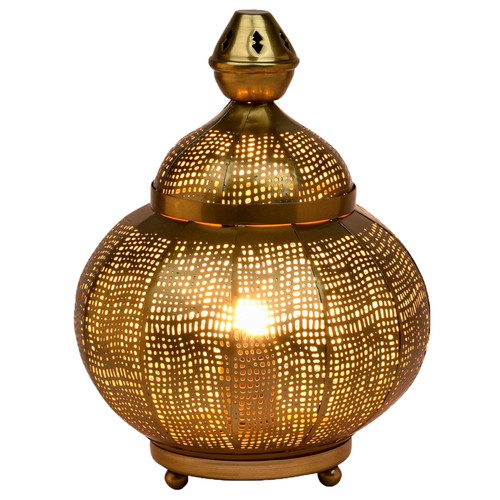 Lampe table boho métal - table, en