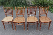 Série 4 chaises bistrot