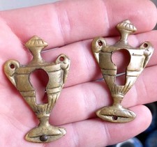 Lot of 2 lock entrances furniture bronze 18th 19th urns vases
