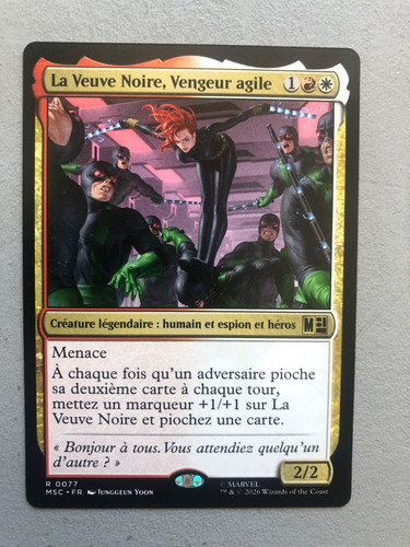 Mtg carte magic - marvel, black
