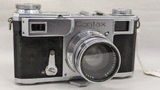 Contax II 1936 A74648 + RARE Zeiss Sonnar 2/5cm "High Head Contaflex" de 1935