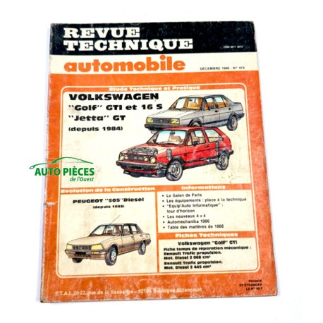 Revue technique automobile rta - revue,