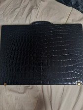$18000 GENUINE CROCODILE ATTACHE CASE BRIEFCASE
