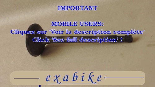 Soupape echappement pour - soupape,