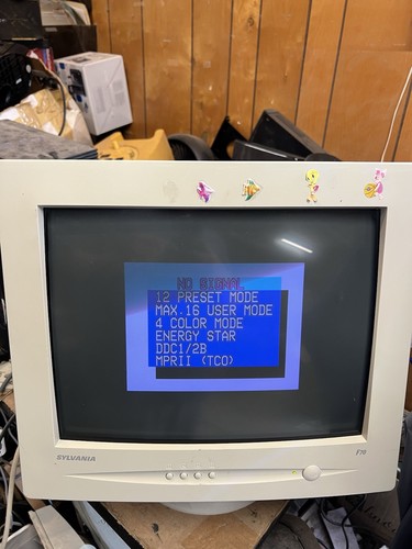 Sylvania f70 monitor - sylvania, crt