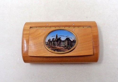 Ancienne tabatière bois - en,