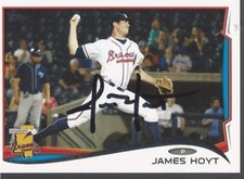 Atlanta Braves JAMES HOYT Signed Card