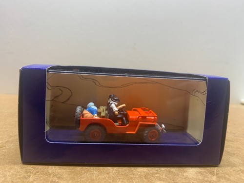 Voiture tintin jeep rouge - voiture,