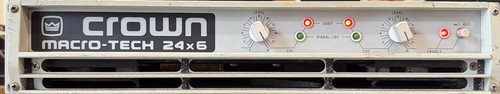 Crown macro tech 24x6 power - 24x6,