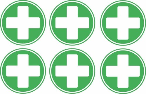 Autocollant sticker croix