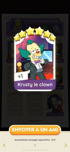Krusty clown carte - krusty, le