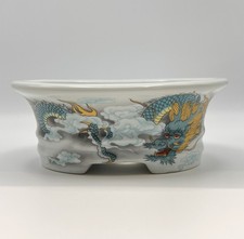 Yixing dragon design glazed