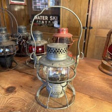 Dietz RR Lantern vintage NYCS No.999 Kerosene RR Lantern Adlake Globe