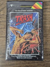 Ancienne K7 Cassette Vhs Trash Un Film D'andy Warhol