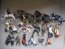 PAPO Fantasy Knights Horses FIGURE LOT 1999-2007 + Schleich, Plastoy, BBI