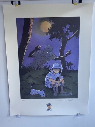 Sérigraphie tintin pascal - –,