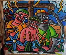 DESCENTE DE CROIX--ACRYLIQUE