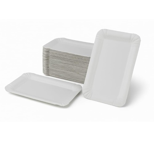 Assiettes rectangulaires - rectangulaires, en