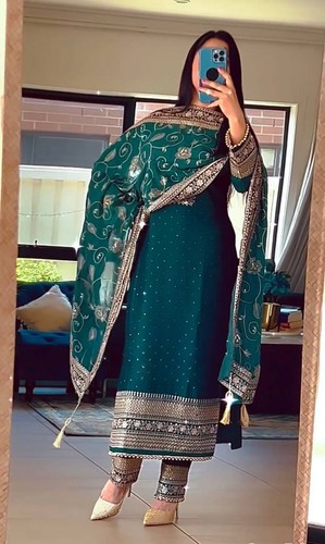Robe anarkali indienne prête - indienne,