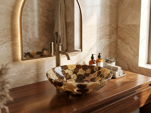 Meuble lavabo comptoir - meuble-lavabo, de