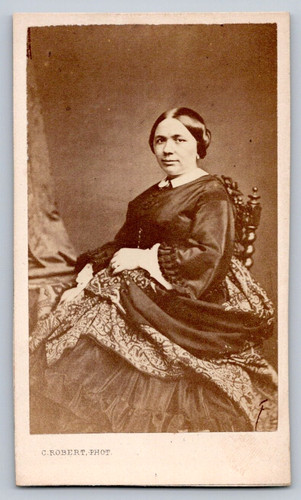 Cdv 1865 portrait une femme - cdv, d'une