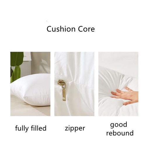 Coussin carré blanc - carré, 35x35cm
